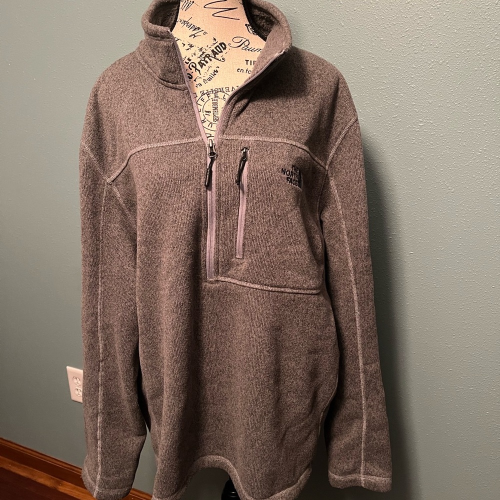 The North Face Gray Quarter-Zip Fleece Pullover